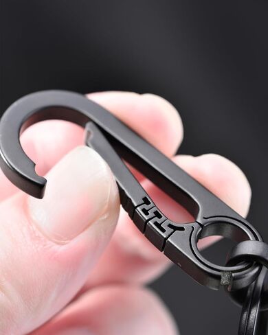 سلسلة مفاتيح Tikey Titanium ، مقاطع رئيسية للسيارة ، تصميم الأزياء ، إصدار سريع EDC Key Holder Organizer مع حلقة مفتاح in Saudi Arabia