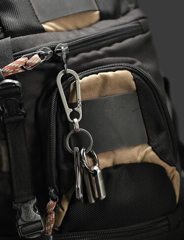 سلسلة مفاتيح Tikey Titanium ، مقاطع رئيسية للسيارة ، تصميم الأزياء ، إصدار سريع EDC Key Holder Organizer مع حلقة مفتاح in Kuwait