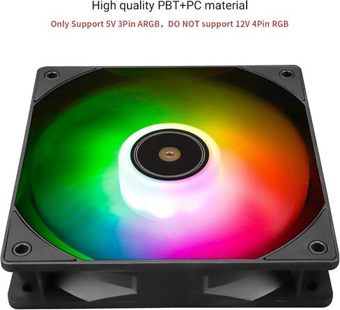 Thermalright TL-E12B V3 120mm CPU Fan, Computer Case Fan, Quiet 4pin PWM PC Fan, 2000RPM, Cooler Fan, for S-FDB Bearing CPU Cooling Fan,Matte Black CPU Air Fan in Saudi Arabia