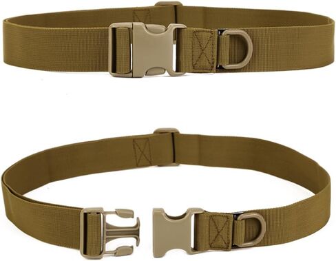 Tactical Nylon Heavy Duty Web Survival Waist Belt Hunting Hiking Men women Strap With Plastic Buckle in Saudi Arabia
