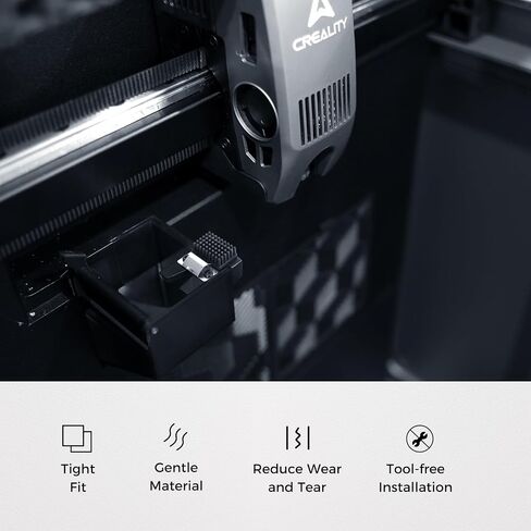 Creality K2 Plus Combo Mouth Wipe Strips, K2 Plus Nozzle Wiper Assembly, Original K2 Plus Accessories, K2 Plus Replacement Parts to Clean Nozzle Surface Filament in Saudi Arabia