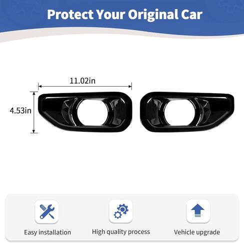 for Jeep JL Front Bumper Fog Light Cover Trim for Jeep Wrangler JL JLU 2018 up for Gladiator JT 2020 up Purple Exterior Accessories 2pcs in Kuwait