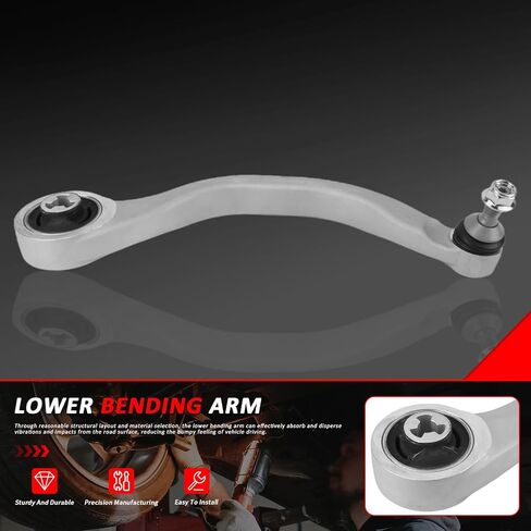 104435900A Front Lower Arm Bend Right Compatible with Tesla Model 3 3 2017-2023 Model Y 2020-2023 Peat# 104435900A in Kuwait