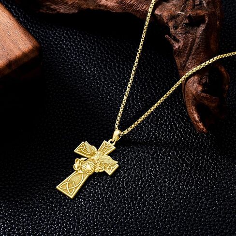 قلادة المارينز كروس للرجال 925 الجنيه الاسترليني سيلفر مارينز مجوهرات عيد ميلاد سلتيك للزوج الأب in Kuwait