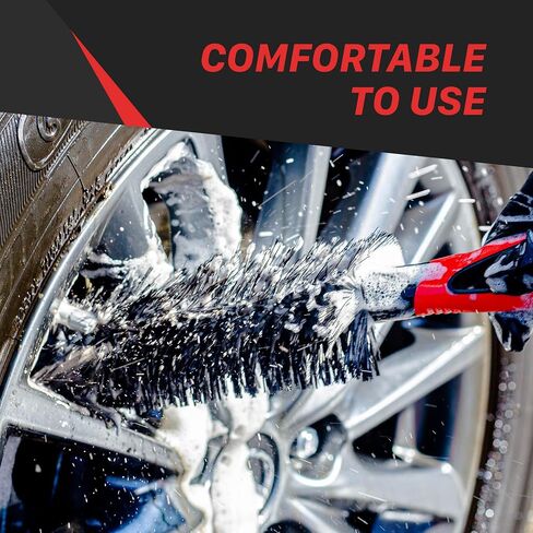 Maxshine 360° Car Engine Brush – 12-Inch Handle for Deep Cleaning – Soft Bristles for Safe & Effective Detailing – Non-Slip Grip for Easy Use in Saudi Arabia