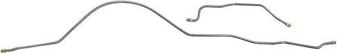 Inline Tube Compatible with 1984-87 Jeep Cherokee XJ Front Disc Rear Drum Rear Axle Brake Lines 2pc, Stainless in Saudi Arabia