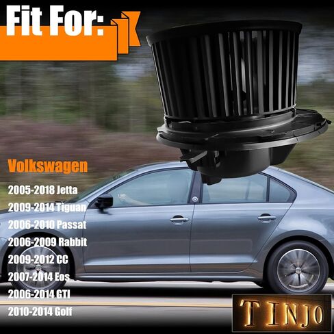 700182 HVAC Heater Blower Assembly تناسب 2005-2018 Volkswagen VW Jetta | تيغوان | بارات | الأرنب | CC | EOS | GTI | Golf ، AC Heater Blower Motor Fan استبدال# 1K1819015 ، 615-58677 ، 1K1819015 in Saudi Arabia