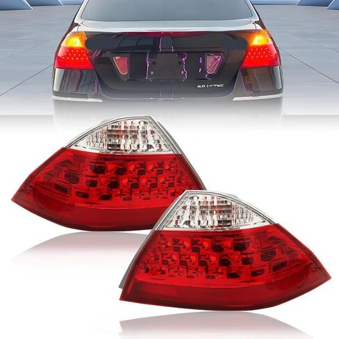 مصابيح الذيل مصممة لـ FO-RD F250 F350 F-250 F-350 F450 F550 Super Duty 2008-2016 ، F250 Tail Light Assembly Driver & Raptender Side Laves ، مع مصباح خلفي فرامل ، أحمر ، زوج واحد in Kuwait