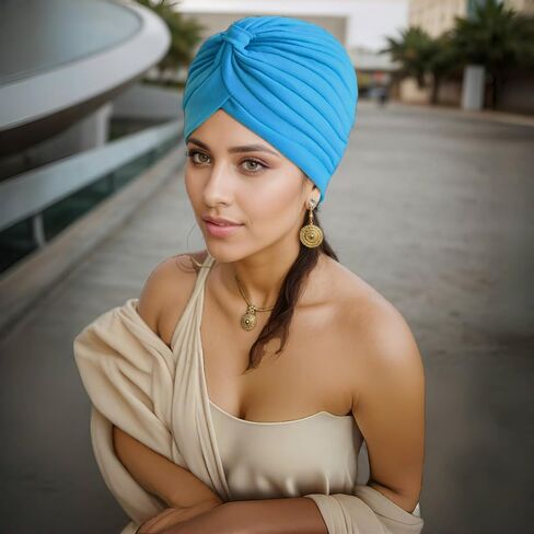 10 PCS أزياء رأس كيميائي لفات للنساء مطاطية عمامة CAP CANCER CAND in Kuwait