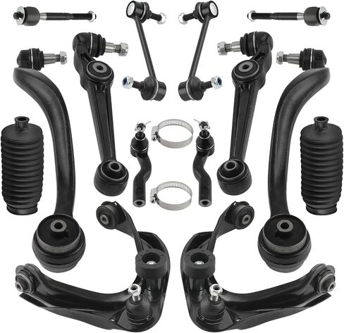MaxPeedingRods 14 PC مجموعة التعليق الأمامي لفورد Fusion 2010-2012 ل Mercury Milan 2010 2011 لـ Lincoln MKZ 2011 2012 ، قضبان التعادل الداخلية الخارجية في Lincoln MKZ 2011 ، in Kuwait