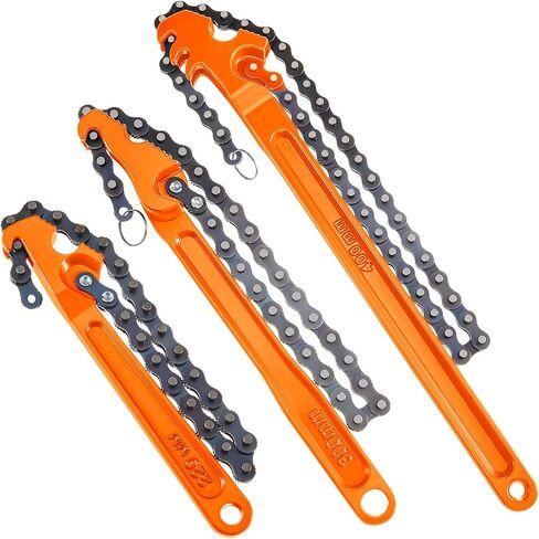 lasnten 3 pcs كبيرة لتصفية زيت السلسلة القابلة للانعكاس مع 12 بوصة 16 بوصة 9 بوصة 9 بوصة وجع القابل للضبط من الصلب الكربون الصلب القوي أداة تم تجهيز الأدوات للاستخدام العالمي in Kuwait