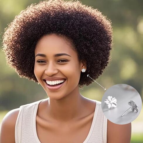 925 sterling Silver cubic Zirconia misedlist flower stud arcings ، المجوهرات اللطيفة والأنيقة مناسبة للارتداء اليومي ، هدية لها in Saudi Arabia