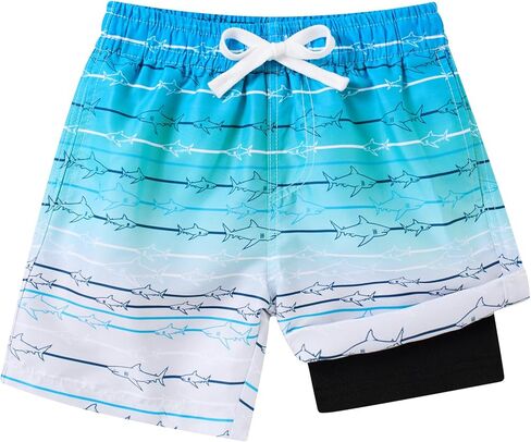westwolf Boys Swim Trunks Compression Liner Bathing Suit Quick Dry Swimsuit 5-18T in Saudi Arabia