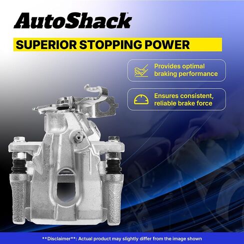 AutoShack Rear Right Brake Caliper Assembly with Bracket Replacement for 2008-2013 Nissan Rogue 2014-2015 Rogue Select 2.5L AWD FWD Passenger Side BC30290 in Saudi Arabia