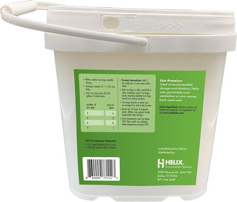 Pond Cleaner & Clarifier - Outdoor Pond Treatment to Remove Muck & Sludge w/Natural Pond Bacteria for Clear Water in Outdoor Ponds, Safe for Live Koi Fish & Water Plants, 2.5lbs, Treats 237k Gallons in Kuwait