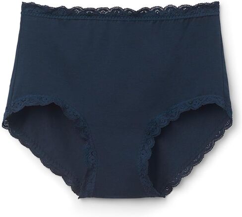 Woman's High Rise Cotton and Lace Hipsters in Saudi Arabia