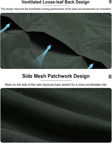 INBIKE Lightweight Cycling Vest for Women, Water Resistant Windproof Sleeveless Running Vest, Breathable Reflective in Kuwait