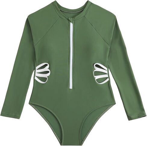 Segt Girl's One Piece Guard Rash Swimeve Swimsuits بدلة السباحة in Kuwait