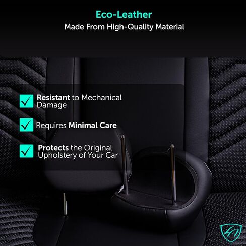 Lord Autofashion Toyota Camry Cover ، جلد ، مجموعة كاملة ، واقي مقعد السيارة (Black ، 2018-2024 Camry LE ، SE) in Kuwait