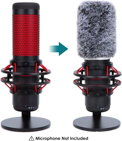 youshares Mic Boom Arm Stand - ذراع Boom for Hyperx Quadcast 2 ، Quadcast 2S ، Quadcast ، Quadcast S ، Yeti ، AM8 ، SM7B Maming Mic ومعظم الميكروفونات باستخدام 3/8 "إلى 5/8" مع Quadcast 2 الزجاج الأمامي 2 in Kuwait