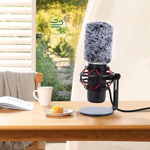 youshares Mic Boom Arm Stand - ذراع Boom for Hyperx Quadcast 2 ، Quadcast 2S ، Quadcast ، Quadcast S ، Yeti ، AM8 ، SM7B Maming Mic ومعظم الميكروفونات باستخدام 3/8 "إلى 5/8" مع Quadcast 2 الزجاج الأمامي 2 in Kuwait
