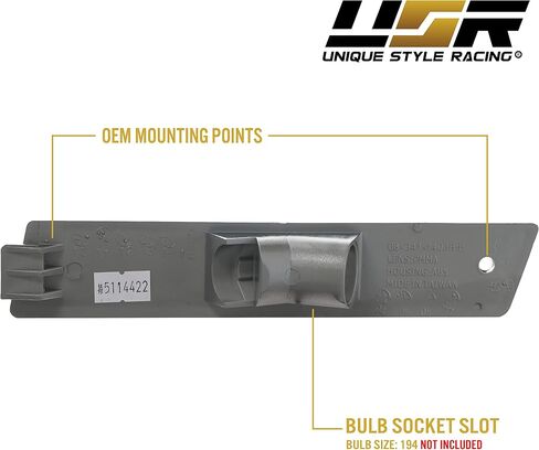 USR 84-92 Golf 2 Smoke Lens Front Side Marker Lights - Front Fender Bumper Sidemarker Parking Lamps (Left + Right) Compatible with 1984-1992 Volkswagen VW Golf II/Jetta/GTi (All Smoke, Pair) in Saudi Arabia