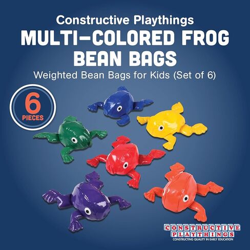 Cre8tive Minds Number Bean Bags for Kids, Playroom & Classroom Supplies, Create Fun Bean Bag Toss Math Games, Set of 6 Beanbags, Active Play, Multicolor - Toddler Toys for All Ages in Saudi Arabia