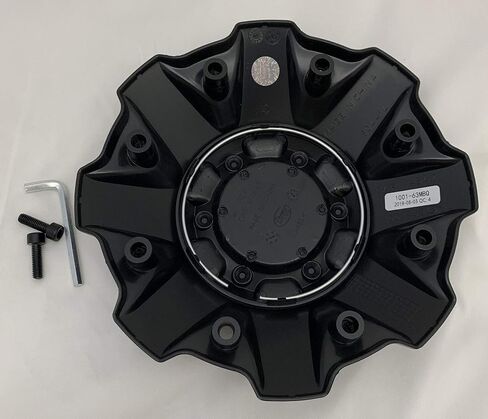 Fuel MATTE BLACK with RED EMBLEM Wheel Center Cap 1001-63MBQ in Saudi Arabia