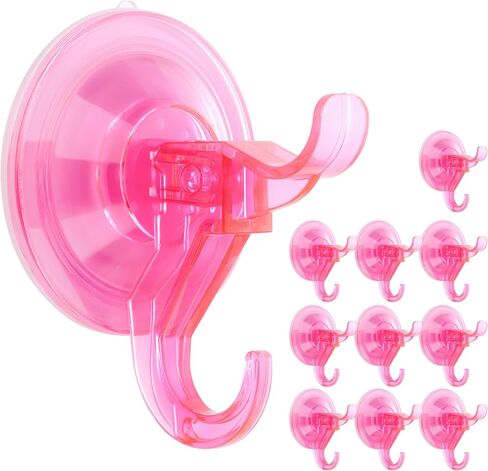 ANDGOO 20 Pack Suction Cup Hooks, Shower Hooks Vacuum Suction Cup, Maximum Load Capacity to 11 lbs, Removable Reusable Waterproof Shower Suction Hooks for Bathroom, Kitchen, Door, Window (Blue) in Saudi Arabia