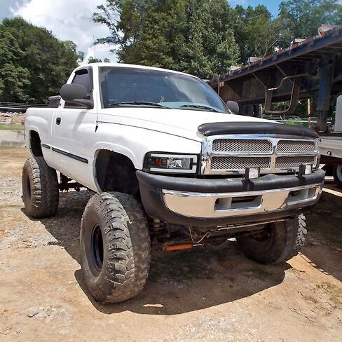 المواصفات المصابيح الأمامية Chrome Chrome مع أنبوب LED متوافق مع 1994-2001 Dodge RAM 1500 ، 2500 ، 3500 ، AND LESED + LISE-PALE MESSILBLY ASSEMBLY in Saudi Arabia