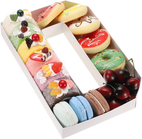 uxcell 10" Cardboard Letter for Charcuterie, Cardboard Food Tray for Graduation Anniversary Birthday Party Decorations Chocolate Candy Cupcake Container (White Letter J) in Saudi Arabia