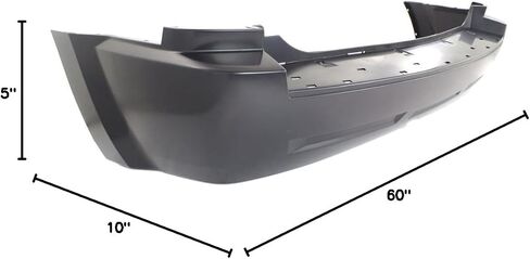 MBI AUTO - Primered, Rear Bumper Cover for 2005-2010 Jeep Grand Cherokee 05-10, CH1100865 in Saudi Arabia