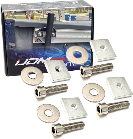 iJDMTOY 4-Set 1-Inch Wide Fit Pokcet Nuts Truck Bed Rail Mounting Hardware, Compatible with Toyota Tundra Tacoma & Any Other 1-Inch Rail System in Saudi Arabia