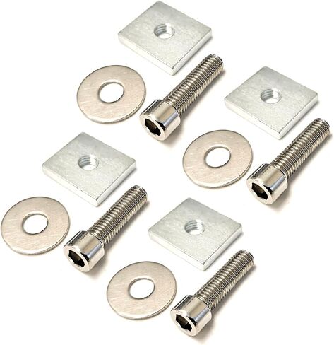 iJDMTOY 4-Set 1-Inch Wide Fit Pokcet Nuts Truck Bed Rail Mounting Hardware, Compatible with Toyota Tundra Tacoma & Any Other 1-Inch Rail System in Saudi Arabia