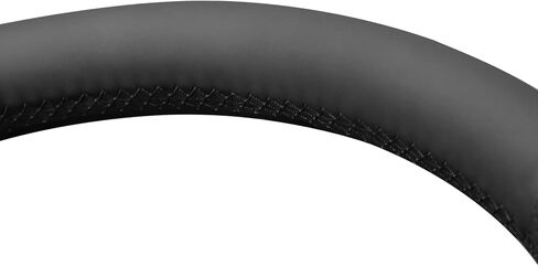 MEWANT HAND SEW Black Smooth Sefforted Leather Leather Wheel Cover for Hyundai Santa Fe 2024 in Saudi Arabia