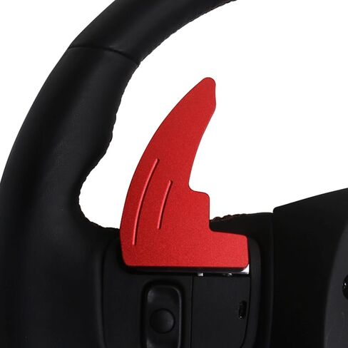 for Jeep Grand Cherokee/Grand Cherokee 4xe(2022-2025), Grand Cherokee L(2021-2025) Dodge Charger Daytona(2024-2025) Steering Wheel Shift Paddle Extension Auto Accessories (Red) in Saudi Arabia