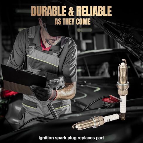 9029 Double Iridium Spark Plugs 4 Pack Compatible With Sentra Rogue Cube Altima Versa Pathfinder QX60 M56 FX50 QX70 1.6L 1.8L 2.0L 2.5L L4 Engine Replacement for 22401JA01B DILKAR6A11 in Saudi Arabia