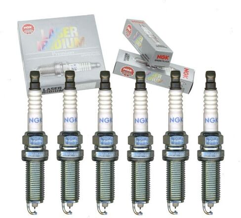 6 PC NGK Laser Iridium Sparks Plugs متوافقة مع Infiniti G37 3.7L V6 2008-2013 in Saudi Arabia