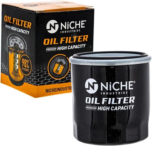 NICHE Oil Filter for Kawasaki Mule 3000 3010 3020 2510 2520 4000 4010 Trans 49065-0724 49065-7010 in Saudi Arabia