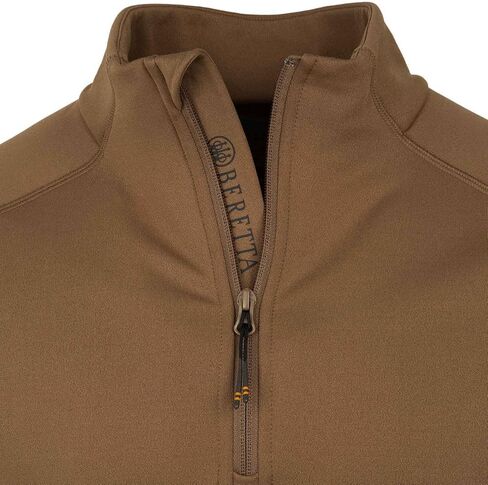 Beretta Men Men Stretch Tech Half Zip Fleece - قميص مناسب عالي الأداء للصيد وصيد الأسماك ونمط الحياة النشط in Saudi Arabia