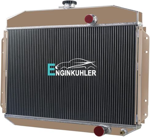 Direct Radiator Replacement for 1961-1964 Ford F100 F250 F350 Truck L6 6cyl 6 Cylinder Engine, 3-Core All Aluminum 63 64 62 61 in Saudi Arabia
