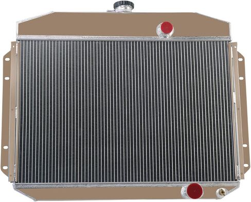 Direct Radiator Replacement for 1961-1964 Ford F100 F250 F350 Truck L6 6cyl 6 Cylinder Engine, 3-Core All Aluminum 63 64 62 61 in Saudi Arabia