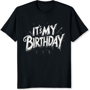 Its My Birthday Shirt Gifts for Men Husband Boyfriend Brother Birthday Party Apparel Graphic Tee in Saudi Arabia