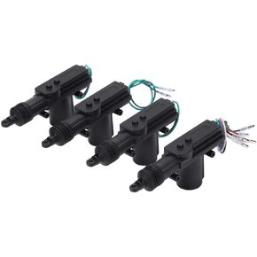 Car Keyless Entry System Kit, Universal Car Central Locking System Power Door Lock Kit, Remote Control 4 Door Auto Locking Security Entry Kit for Most Vehicles 4 Door Installation in Saudi Arabia