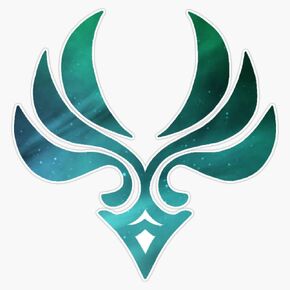 MAGNET Genshin Impact Anemo Element - Space Magnetic Vinyl Sticker Decal Magnet 5" in Saudi Arabia