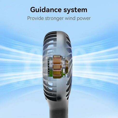 Honhey Handheld Fan المحمولة ، مروحة مصغرة باليد مع بطارية USB قابلة للشحن ، و 4 سرعات مروحة طاولة المكتب الشخصية مع قاعدة ، 3-10 ساعات تعمل مروحة الرموش الصغيرة للنساء للبنات في الهواء الطلق in Kuwait