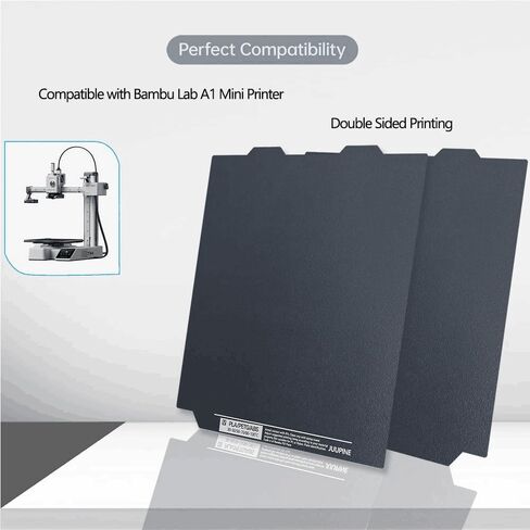 Upgraded for Bambu Lab 3D Printer PLU Build Plate for Bambu Lab X1 X1C X1E P1S P1P A1, Energy-Saving Low-Temperature Cold Printing, Farm's First Choice, Super Sticky no Edge Warping in Kuwait