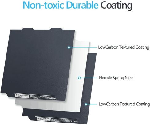 Upgraded for Bambu Lab 3D Printer PLU Build Plate for Bambu Lab X1 X1C X1E P1S P1P A1, Energy-Saving Low-Temperature Cold Printing, Farm's First Choice, Super Sticky no Edge Warping in Kuwait