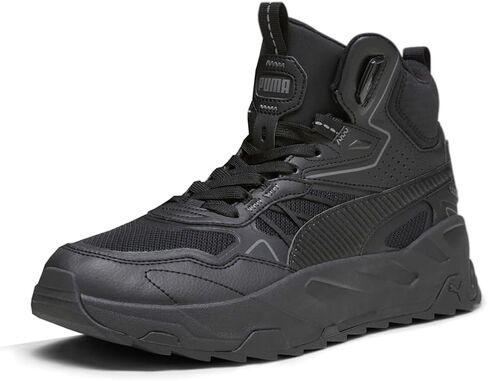 Puma Mens Trinity Mid Hybrid Lace Up Sneakers Shoes Nasual - Green in Saudi Arabia