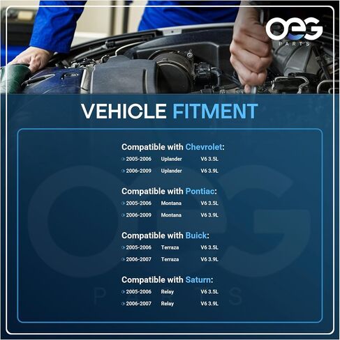 OEG Parts New Alternator Compatible With 2005-2006 Buick Terraza 3.5L 3.9L 06-07 Chevy Uplander Saturn Relay Pontiac Montana 15201678, 15215546, 15251755, 15863715, AVA0023, 40040037 in Saudi Arabia